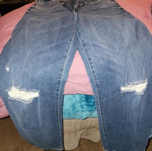 High Waisted Straight Leg Jeans - Picture 2 of 4